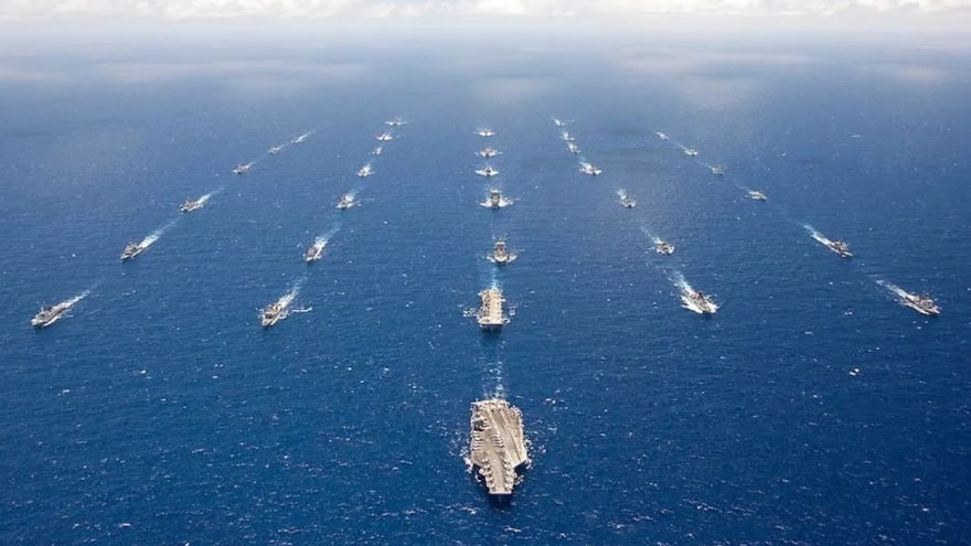 Cuộc tập trận hải quân lớn nhất thế giới gửi thông điệp mạnh mẽ tới Trung Quốc